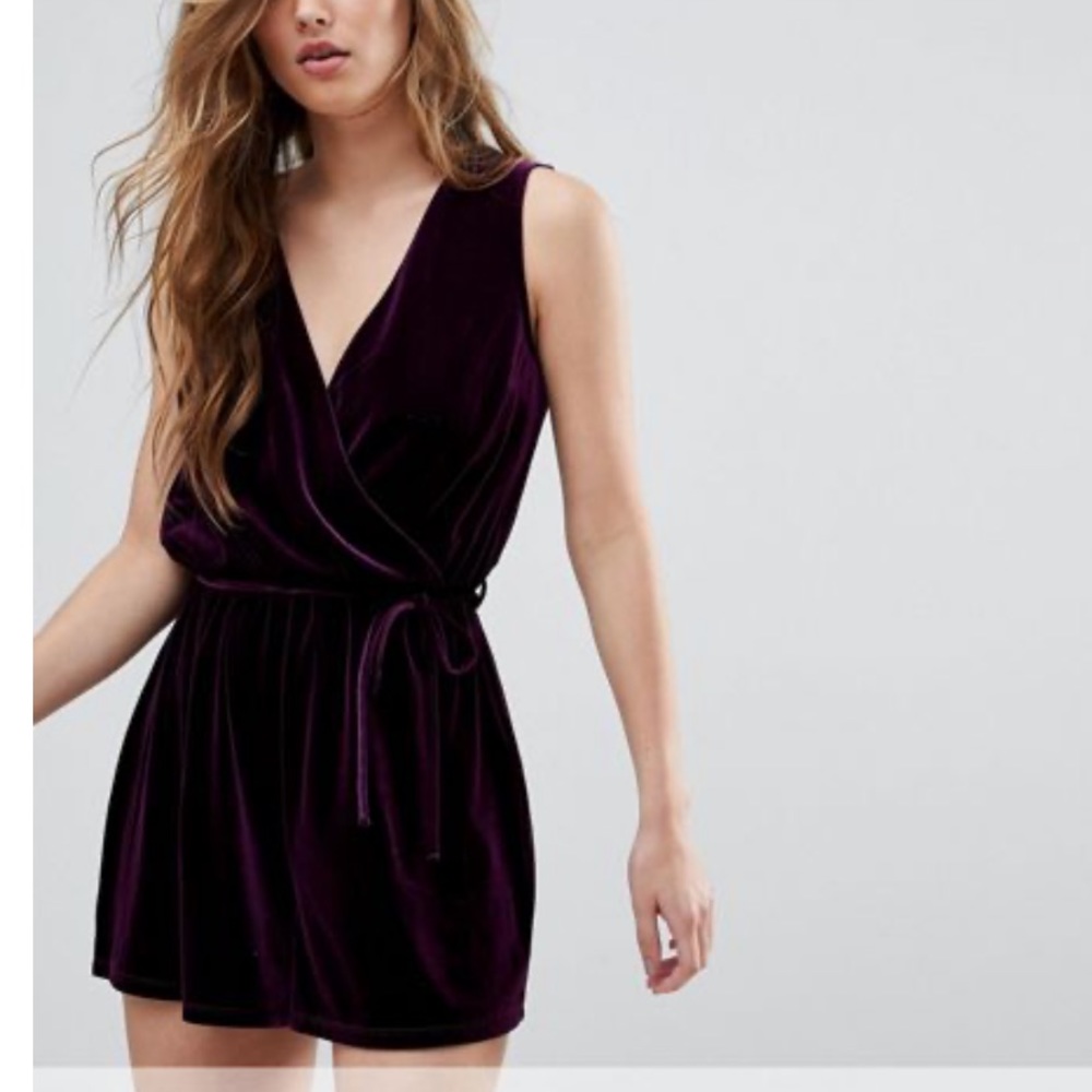 Velvet Plum colored Romper